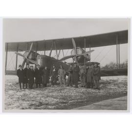 Group with the Vickers Vimy, Hounslow