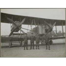 Vickers Vimy and crew