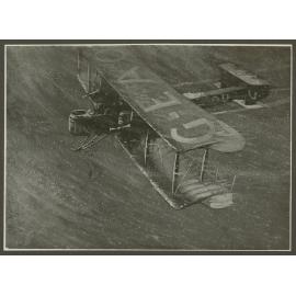 Vickers Vimy in a storm