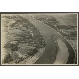 Aerial view of a river