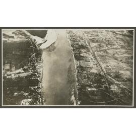Aerial view of a river