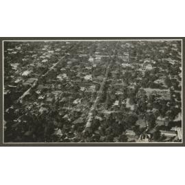 Aerial view of city