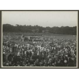 Vickers Vimy arriving at Calcutta