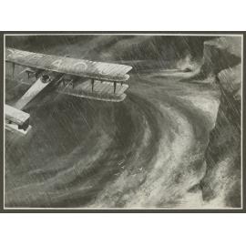 Vickers Vimy in a storm