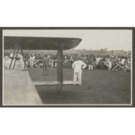 Arrival of Vickers Vimy at Burma