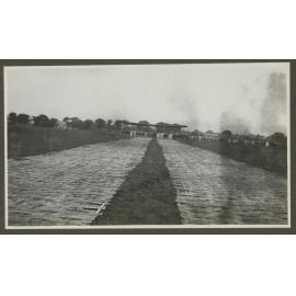Vickers Vimy on bamboo runway
