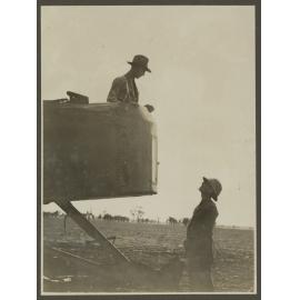 Ross and Keith Smith with the Vickers Vimy