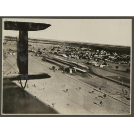 Aerial view of a town