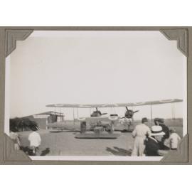 Vickers Vimy arrival at Northfield