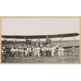 Vickers Vimy arriving in Darwin