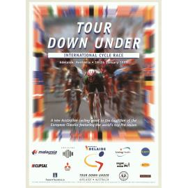 Tour down under : International cycle race : [poster]