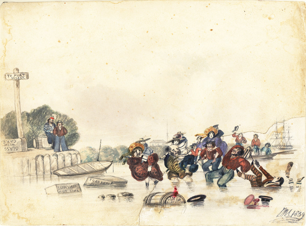 Pioneers landing at Port Adelaide