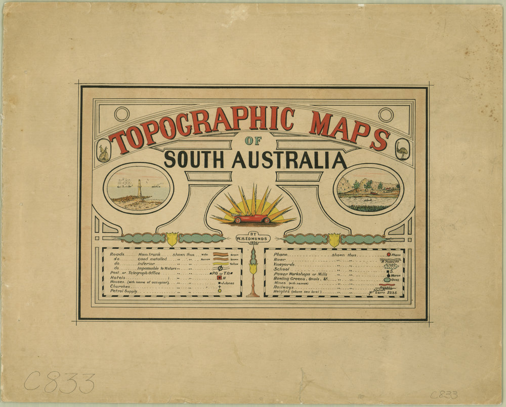 Topographic maps of South Australia [cartographic material]