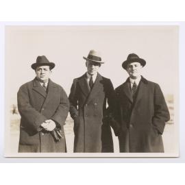 Sir Keith Smith with John LaGorce and another man.