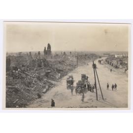 Bombed out town