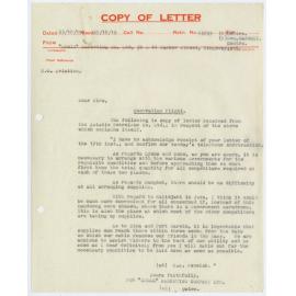 Letter from Shell Marketing Company