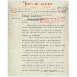 Letters from Shell Marketing Co.