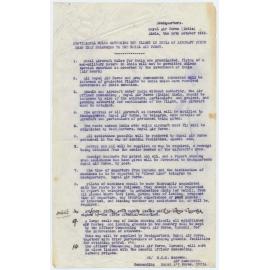 Provisional rules governing the flight in India