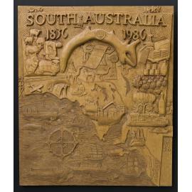 Wooden panel for 150th anniversary