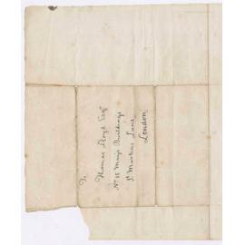 Letter from Lord Nelson