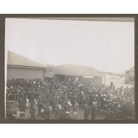 Soldiers preparing for departure