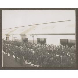 Soldiers prepared to depart