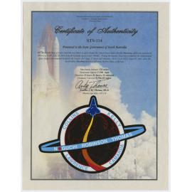 Certificate of authenticity