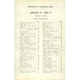 The Children's hour : grades 4 and 5