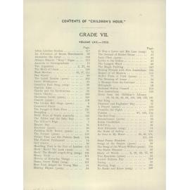 The Children's hour : grade VII