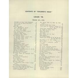 The Children's hour : grade VII