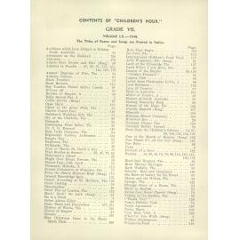 The Children's hour : grade VII