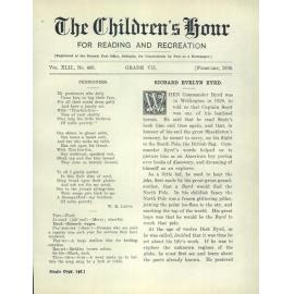 The Children's hour : grade VII