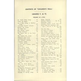 The Children's hour : grades V & VI