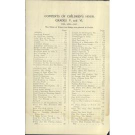 The Children's hour : grades V & VI