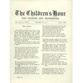 The Children's hour : classes IV & V