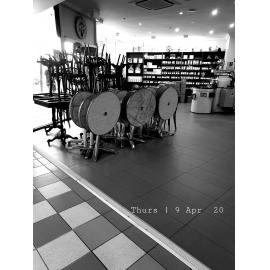 Cafe during lockdown