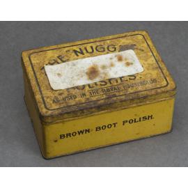 Boot polish tin