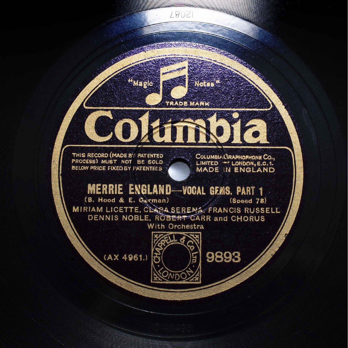 Merrie England : vocal gems Part 1