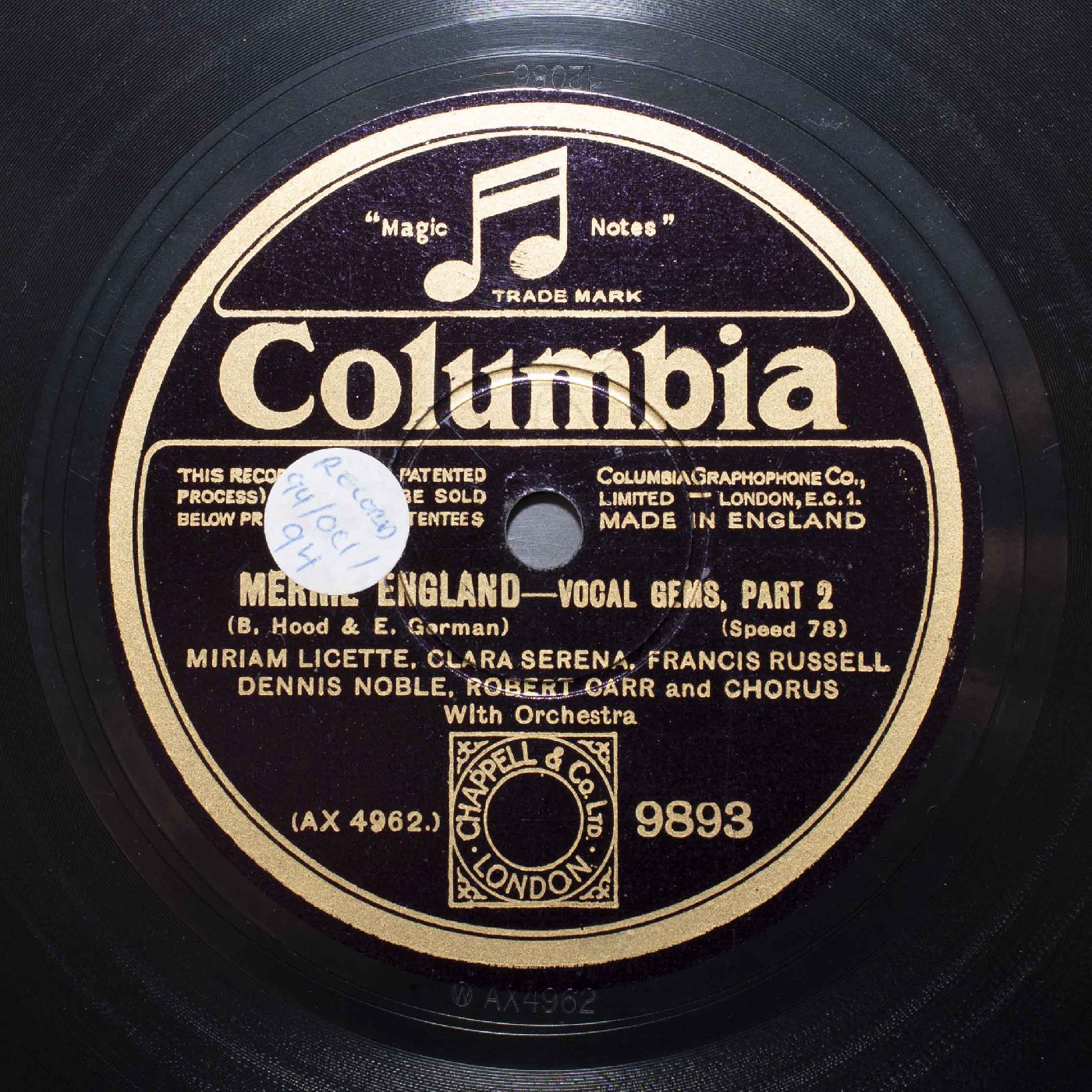 Merrie England : vocal gems Part 2