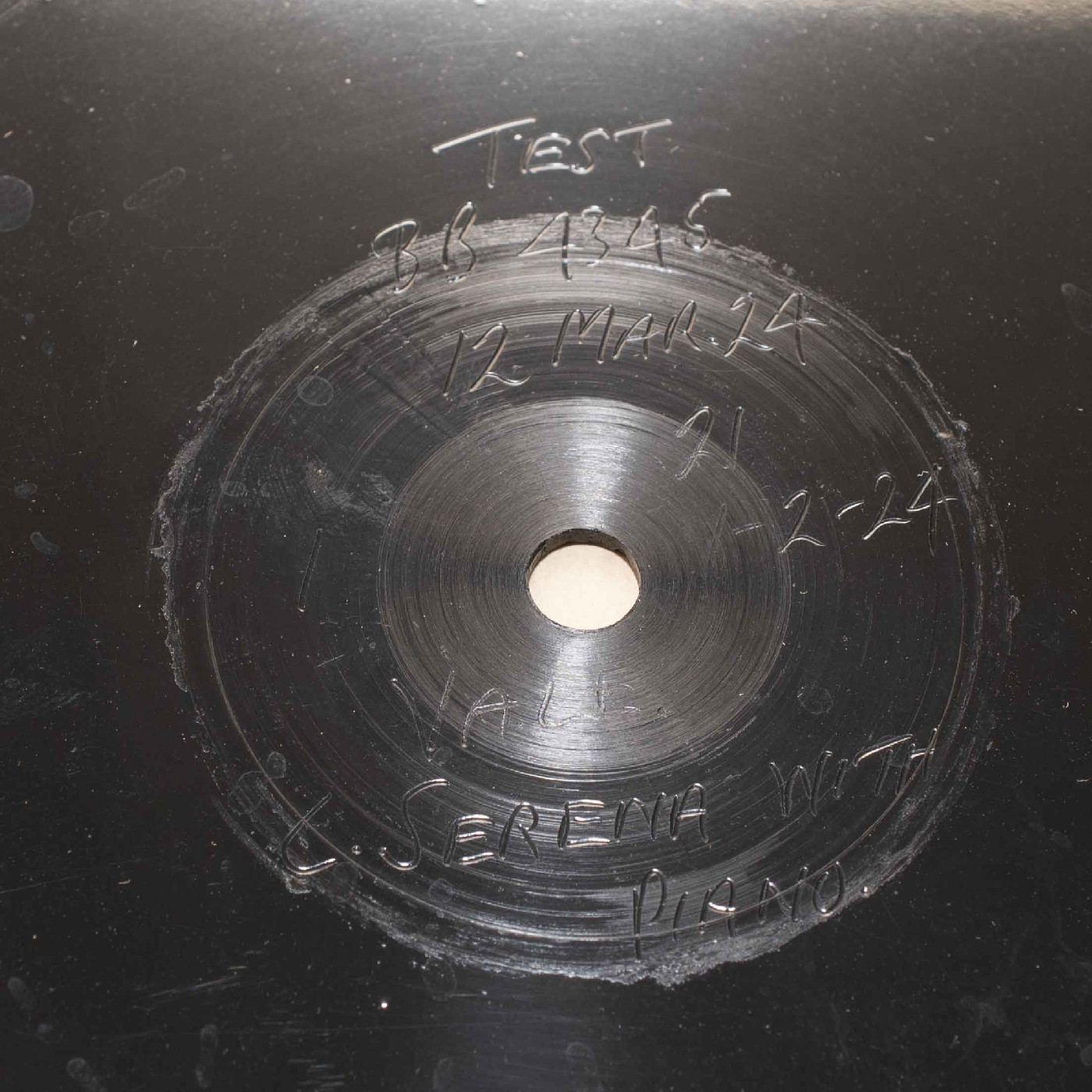 Vale / Clara Serena.- Sample record/Test pressing