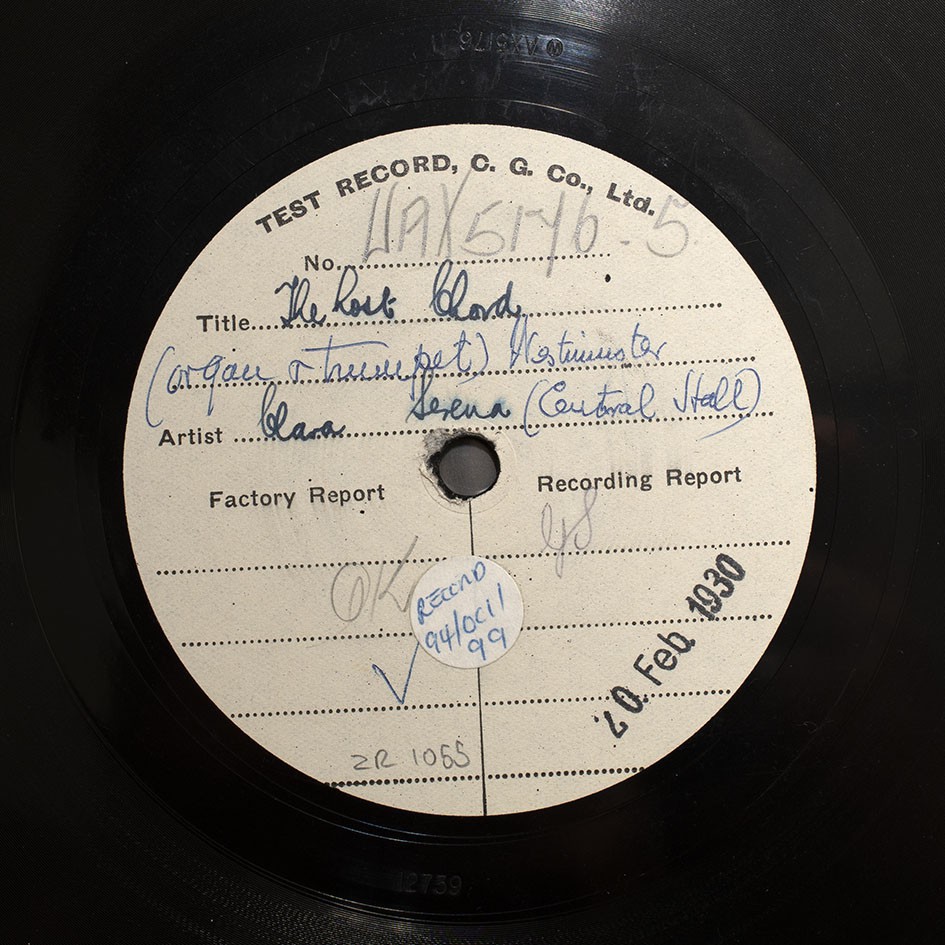 The lost chord - Sample record/Test pressing