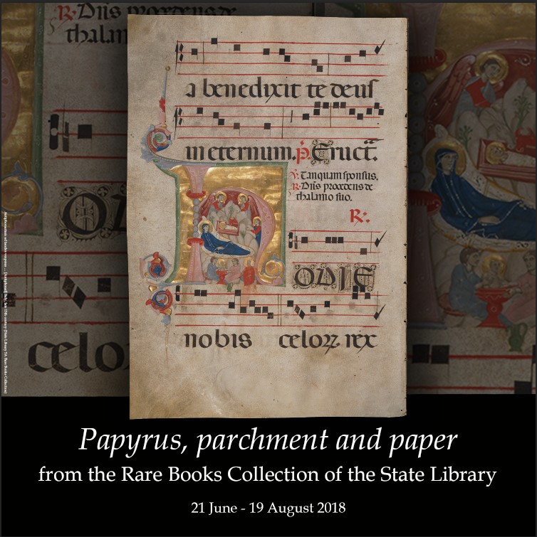 Page from 'Antiphonarium ad laudes vesperas, et magnificat a nat.' Italy, late 13th century